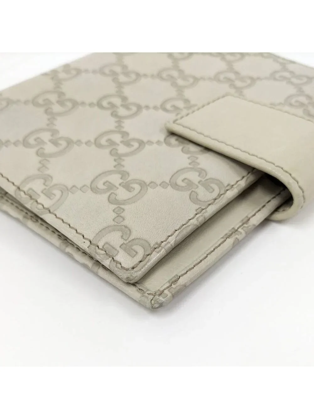 Gucci Notebook Cover Guccissima Leather Ivory Agenda